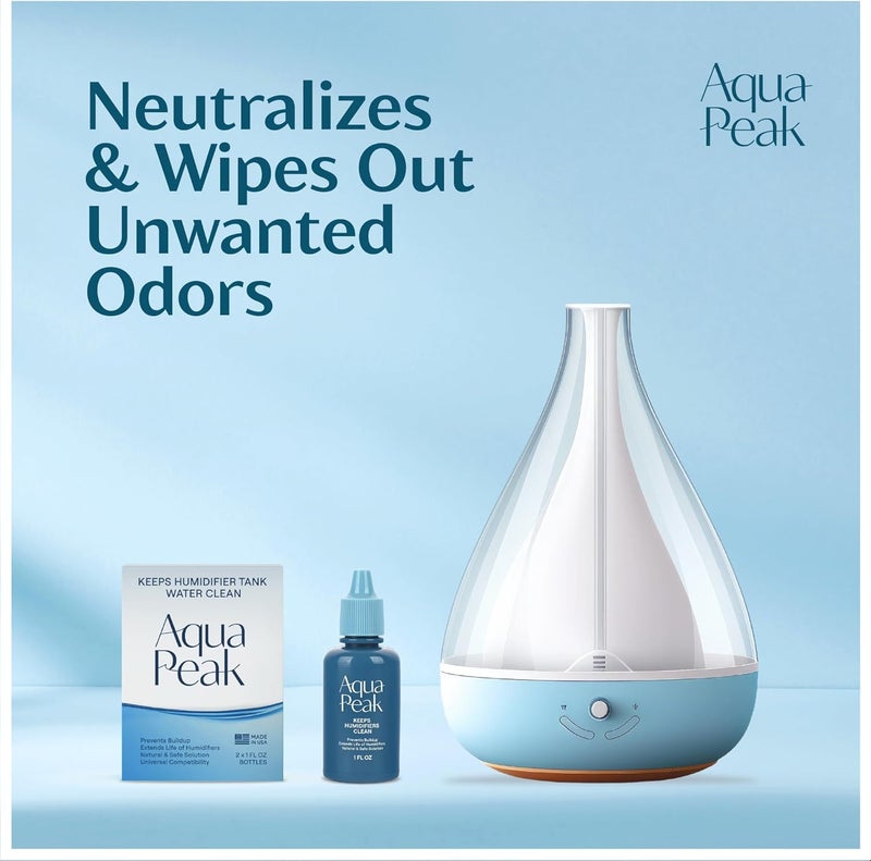 Berkland [2-Pack] Humidifier Drops for a Clean Tank - 400+ Uses - Food Grade Humidifier Cleaner - Slows Residue Accumulation and Scaling - Made in USA - Humidifier Water Treatment Cleaning Solution - Image 3